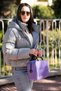 Luxury Food Carry Bag Heat Insulated Thermal Bag Lunch Box Camping Puffin Purple - 4