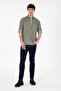 Men's Khaki Long Sleeve Shirt 50296617 -Vr027 - 4