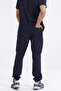 Single Bottom Jogger Lycra Unisex Surgical Trousers Navy Blue |   Medizip - 8