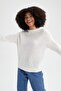 Regular Fit Crew Neck Knitwear Sweater - 2