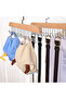 8 Metal Sleeves Wood Handle Rotatable Metal Tip Tie Headcover Bra Strap - 4