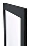 6 قطع إطار 20x20 - إطار أسود - إطار مربع MDF - مجموعة إطارات صور متعددة - 6