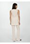 Perforated Rib Knitwear Blouse - 4