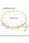 Sun and Moon Women's Waist Cord Gold-Coated Adjustable Belt with Waist Chain Detail - 6