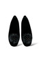 Grape New Model Black Women's Home Ballerina Shoes - 5