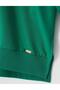 Green Off-Shoulder Sweatshirt - Crew Neck - 4