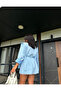 Tie-Detail Oversized Blazer Jacket - 6