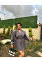 Tie-Detail Oversized Blazer Jacket - 3