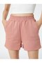 Elastic Waist Standard Dusty Rose Women's Shorts 3sak70004ek - 5