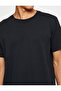 Basic T-Shirt Slim Fit Crew Neck Short Sleeve Cotton - 5