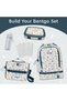 Kids Prints 5 Compartment Lunchbox Skies - 8