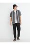 Summer Shirt Short Sleeve Turn-down Collar Ethnic Print Detailed - 2