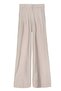 High Waist Wide Leg Trousers Stone - 2