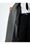 Long Double Breasted Oversize Cashmere Coat with Pockets - 5