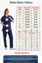 Unisex Black Stretch Fabric Batwing Sleeve Nurse and Doctor Uniform Scrubs Set - 6