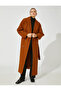 Belted Pocket Double Breasted Long Coat