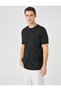 Basic T-Shirt Crew Neck Short Sleeve Slim Fit - 3