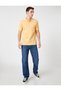 Basic T-Shirt Polo Neck Buttoned Slim Fit