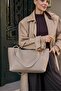 Mink Women's Buckle Tote Bag