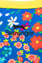 Tie Back Women's Swimsuit with Floral Print - 4