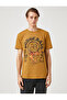 College T-Shirt Printed Crew Neck Short Sleeve Slim Fit - 3