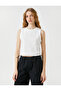 Crop Athlete Cotton Crew Neck Sleeveless - 3