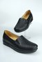 Women's Black Genuine Leather Interior Leather Comfort Fully Orthopedic Mother's Shoes - 4