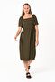 Women's Square Neck Wrap Dress - Comfortable and Modern Fit / Different Color Choices - 8