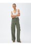 Cargo Pants Wide Leg Modal Blend