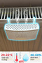 Honeycomb Waterer Heating Waterer Humidifier Humidification for Indoor Humidity Air 1 Piece