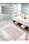 Cotton Tufting Water Absorbent Bath Mat Set, Bathroom Rug Pasta 60X100 cm - 3