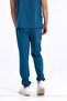 Jogger Lycra Unisex Surgical Pants with Single Bottom Cargo Pocket, Petrol Green |   Brl Bagel - 6
