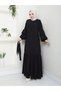 Tesetür Giyim Medina Silk Balloon Sleeve Skirt Gathered Ferace - 8