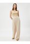 Wide Leg Pleated Trousers - 2
