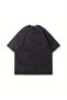 Mi̇ngalondon Washable Rock Printed Unisex Oversize Vintage T-Shirt - 4