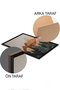 3 قطع من 3 إطارات بإطار أسود بإطار من MDF للملصقات - طقم 24 - 2
