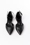Toffy Black (3 cm Heels) Pointed Toe Heeled Shoes - 5