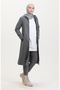 Hooded stamp cap 8001-02 gray