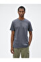 Basic T-Shirt Slim Fit Crew Neck Short Sleeve Cotton - 3