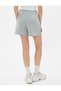 Mini Shorts with Lace Waist and Pocket Detail - 4
