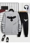 Men's Tracksuit Set Eagle Printed Seasonal Unisex - 2