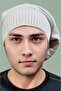 2-Piece Men's Winter Knitwear Knitted Beanie and Neck Collar - 4