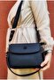 Justpolo Women's Black Flap Shoulder Bag - 5