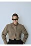 Buttoned Cropped Jacket - 8