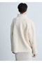 High Collar Wool Coat - 4