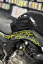 Neon Yellow Lightning Lightning Sticker Set for Engine and Helmet (8 Pieces) - 3