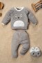 Totoro Embroidered Welsoft Plush 3-Piece Baby Set - 5