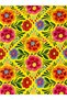 Kemal Collection Yellow Themed Floral Flower Figures Patterned Woven Base Modern Decorative Carpet 21 - 4