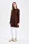 Women's Brown Tunic - H3431Az/Bn468 - 2
