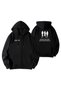 K-Pop Bts Suga August D Tour Streetwear Zip-Up Sweatshirt Hoodie - 3